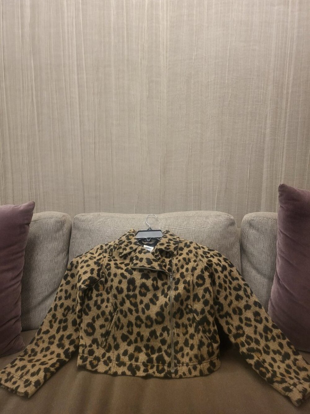 Vintage Old Navy Animal Print Motorcycle Jacket - Picture 13 of 15